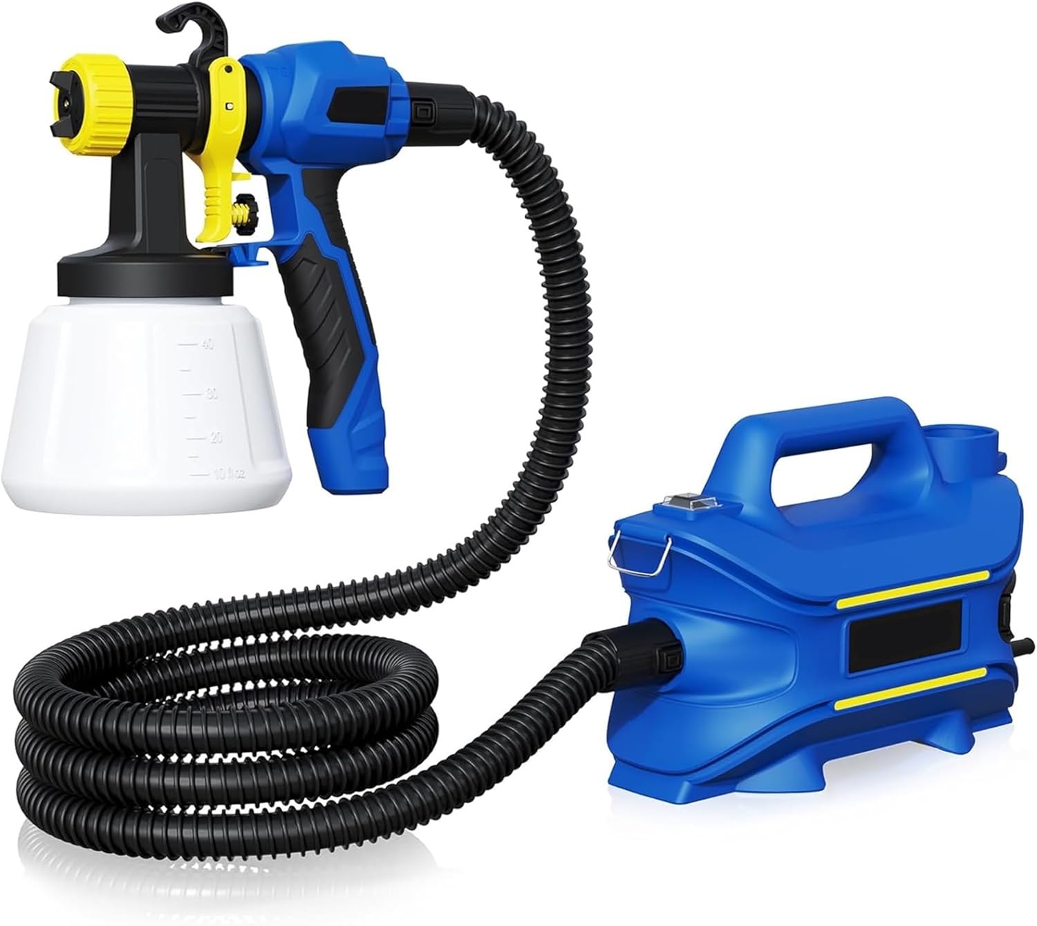 塗装スプレー、 高出力800W電動ペイントスプレーガン（1.5mmノズル付き）、ポータブルスプリットスプレーマシン