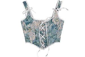 Royal Fairy Lace Up Suspender Mushroom Corset