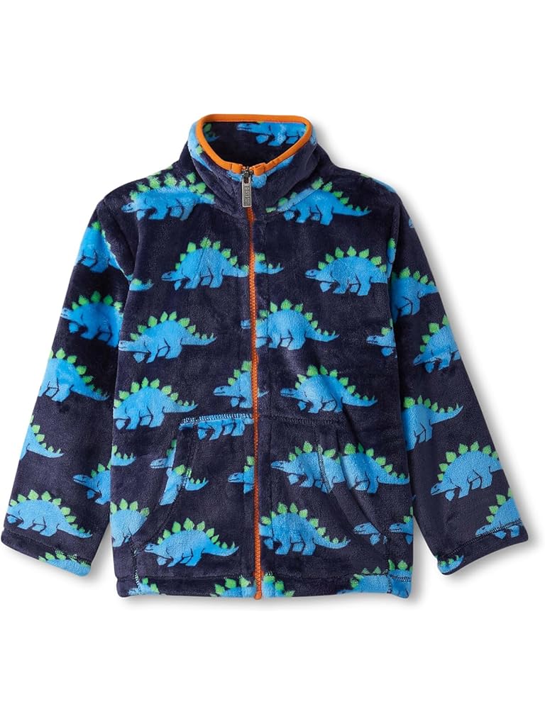Blue Hatley Fuzzy Fleece Zip-Up Jacket (Toddler/Little Kid/Big Kid)