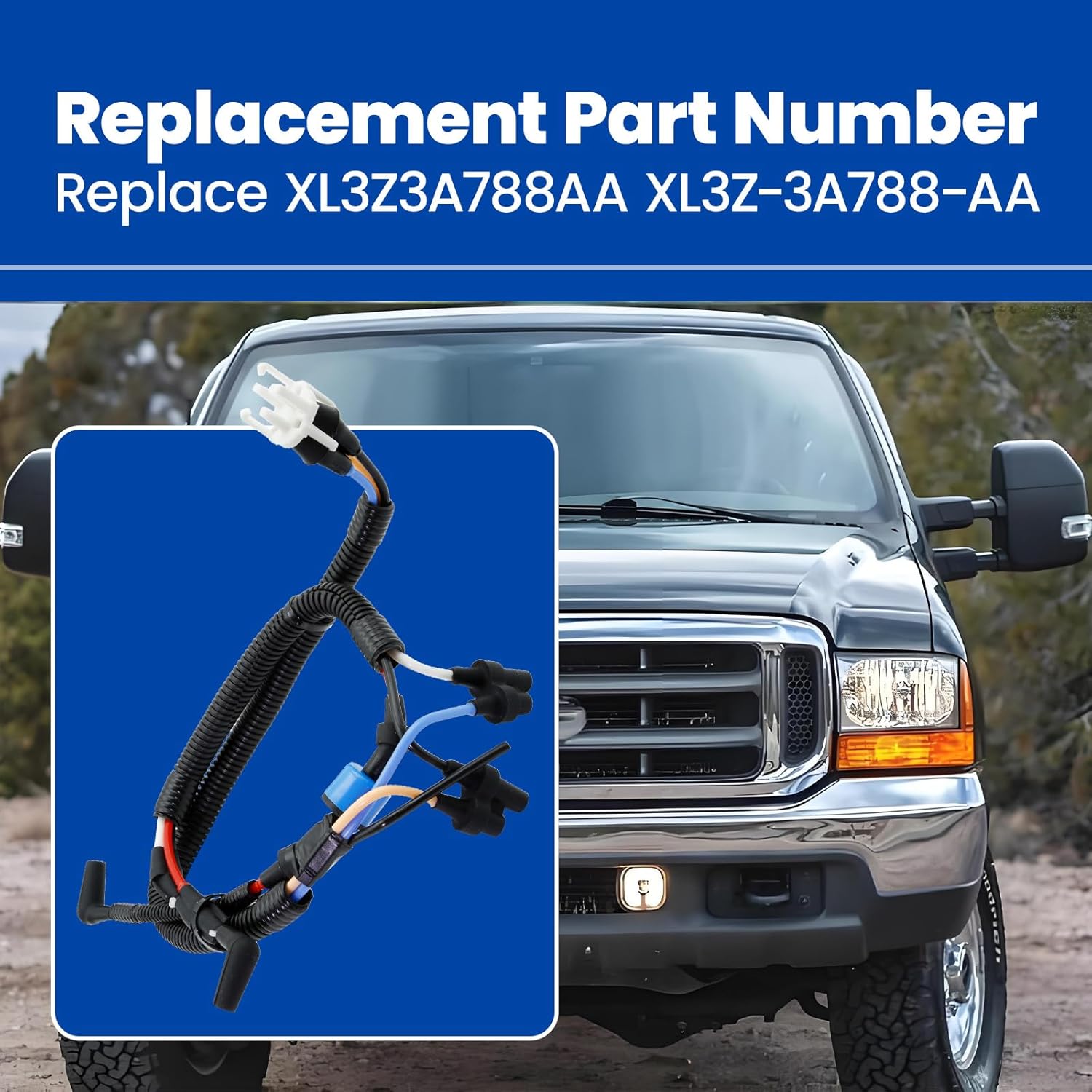 Upper Vacuum Solenoid Line Tube Auto Lock Hub with Check Valve Assembly Fit For Ford F-150 1999-2003 F-150 Heritage 2004 F-250 1999 4WD, Actuator Vacuum Line Replace XL3Z3A788AA XL3Z-3A788-AA