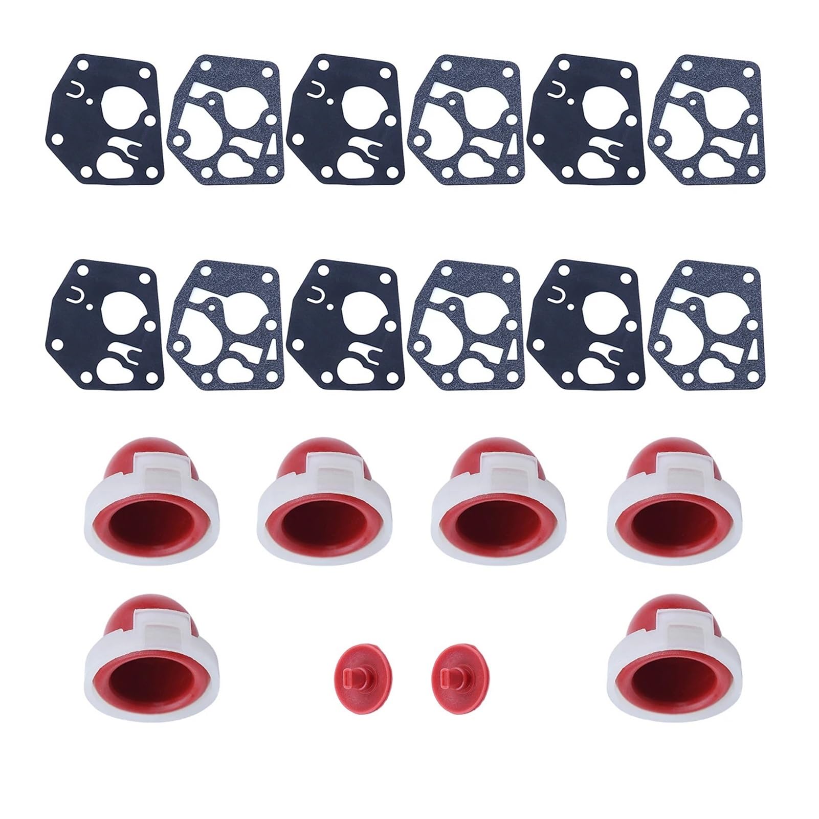 Kit de válvula de retención y Junta de diafragma for cebador de cortacésped (694395 795083) for OEM 495770 272372 281028