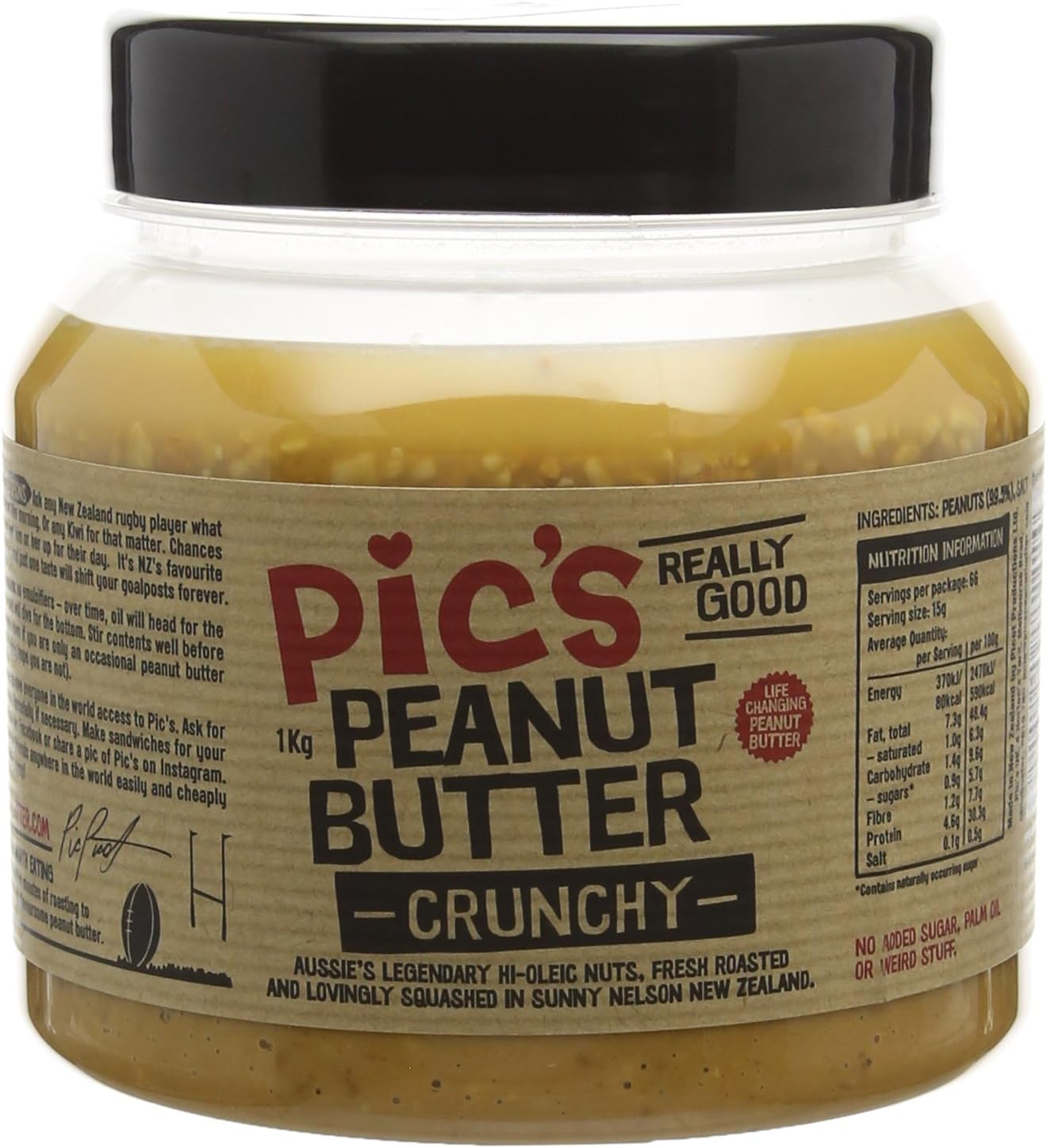 Pic's Peanut Butter Crunchy 1 kg