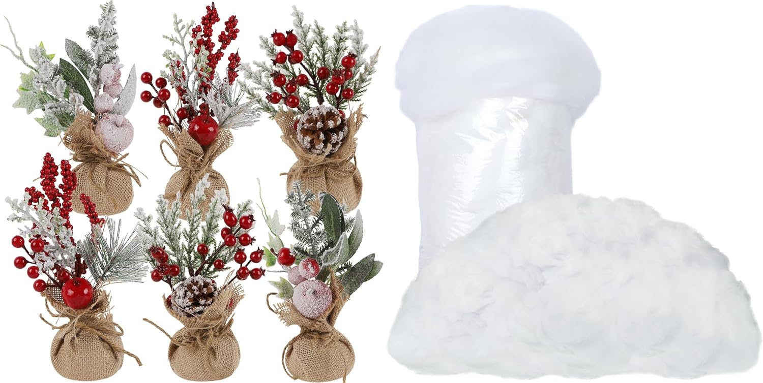 Fake Snow&Mini Christmas Tree Style 2