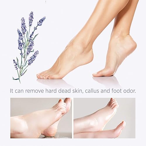 Miniatura 6 de Bea Luz - Mascarilla exfoliante para pies suaves (2 pares, 1 a 2 semanas), para pelar callos y piel muerta, para hombres y mujeres