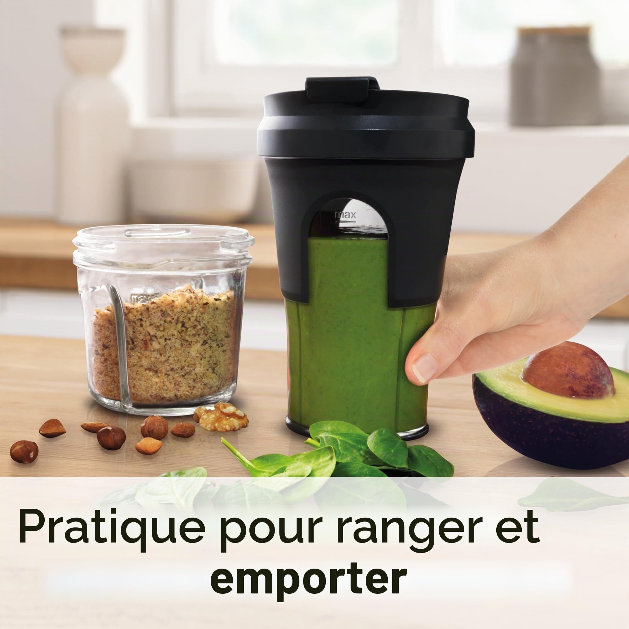Bosch MUZ45XTM1 - Accessoire TastyMoments 5 en 1, Mini blender