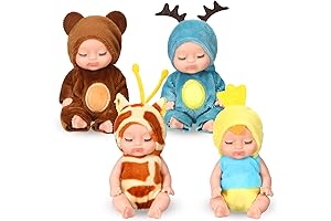 Leitee Mini Reborn Baby Dolls for 5 Year Old Girls