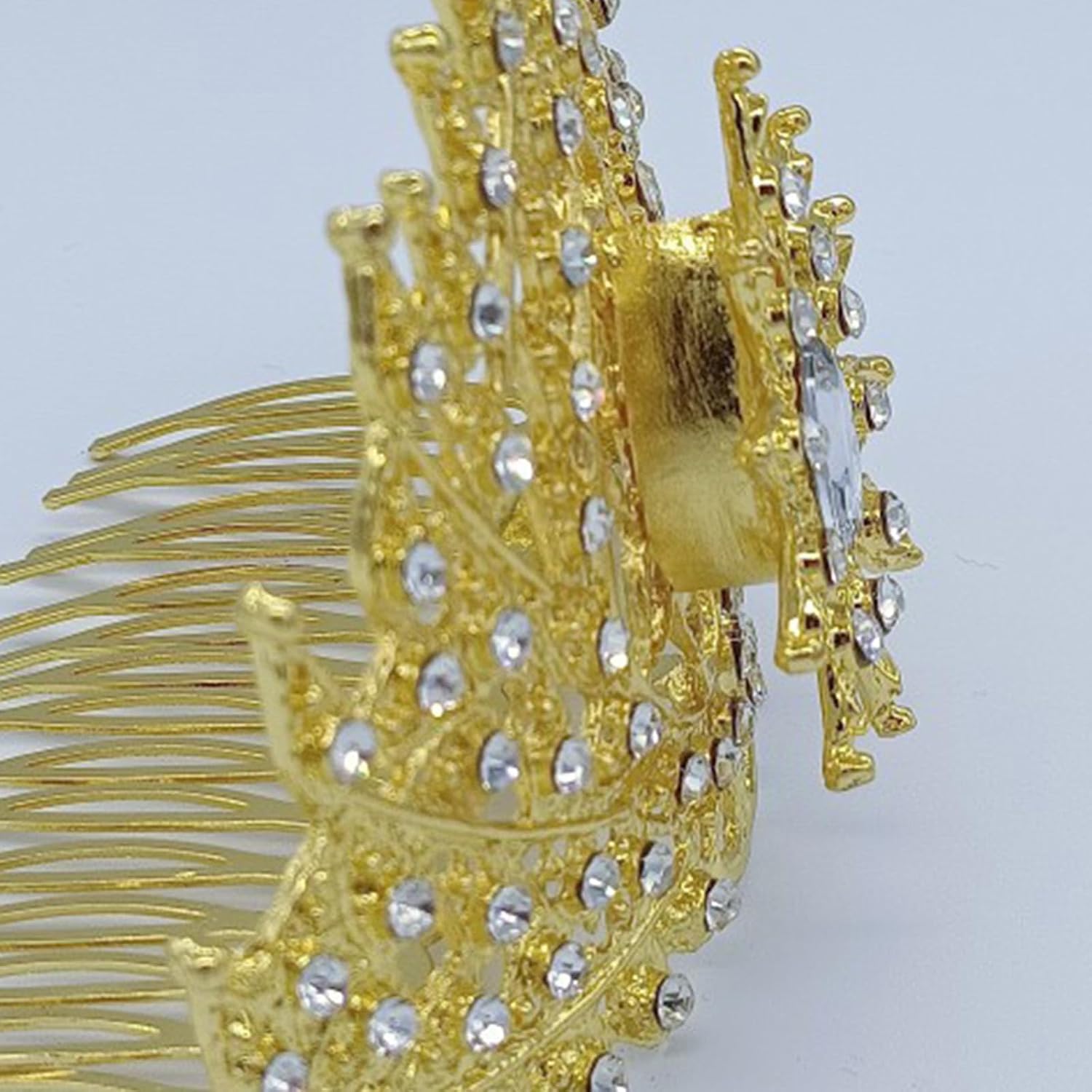 Thai Hair Jewelry Indian Crown Thai Dance Headpiece Crown Dance Headdress Gold Hair Accessories Traditional Headdress