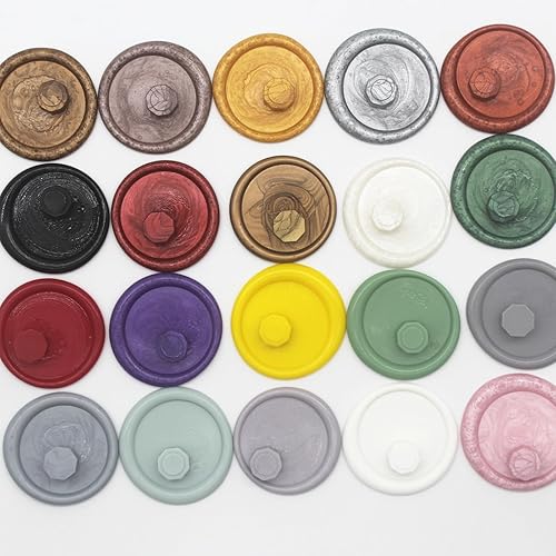 Miniatura 4 de 250 cuentas de sello de cera moradas, cuentas de cera de sellado prémium para sellos de sellos, paquete de repuesto de pellets de cera octágono para