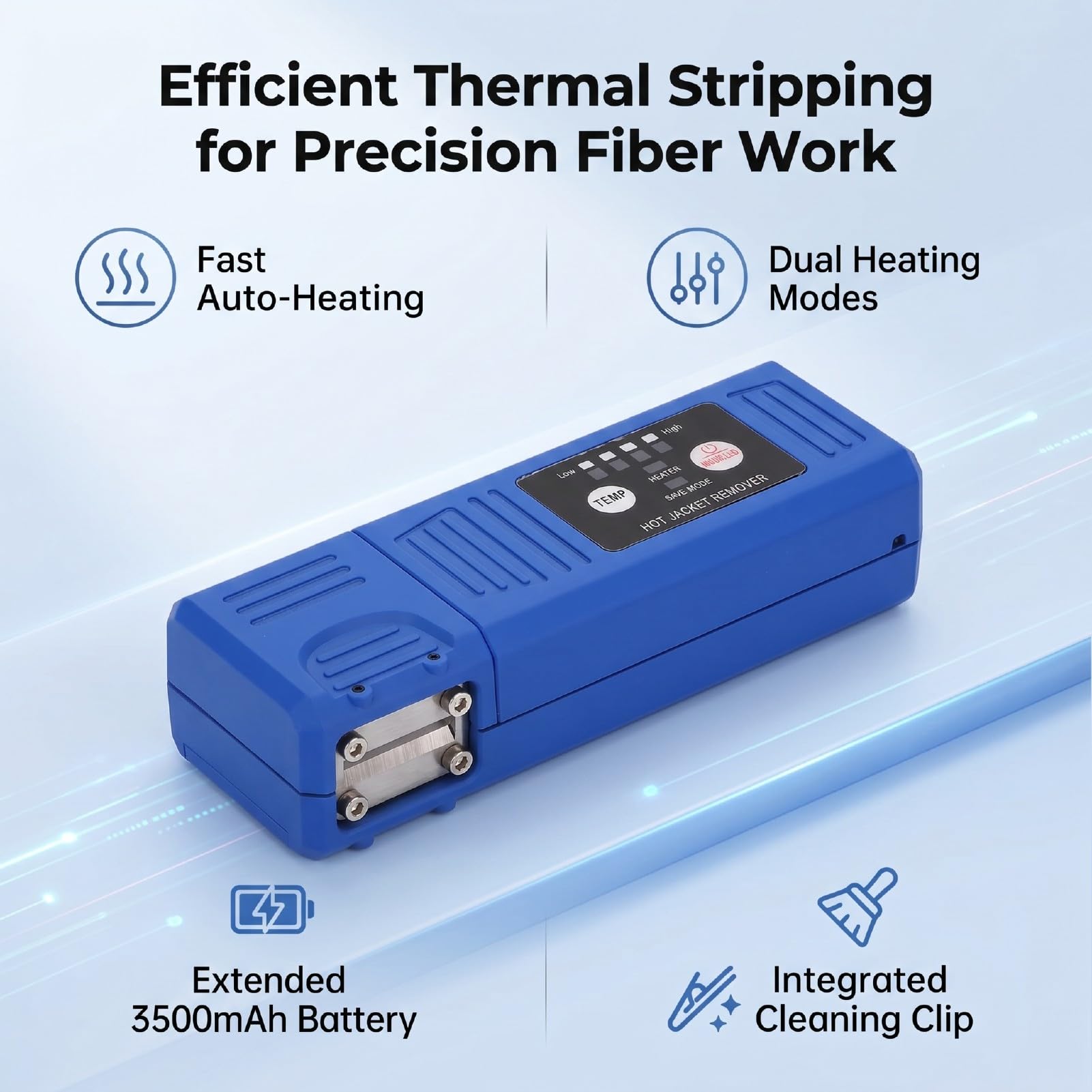 Hyuduo Dénudeur Thermique à Fibre Optique, Outil de Dénudage
