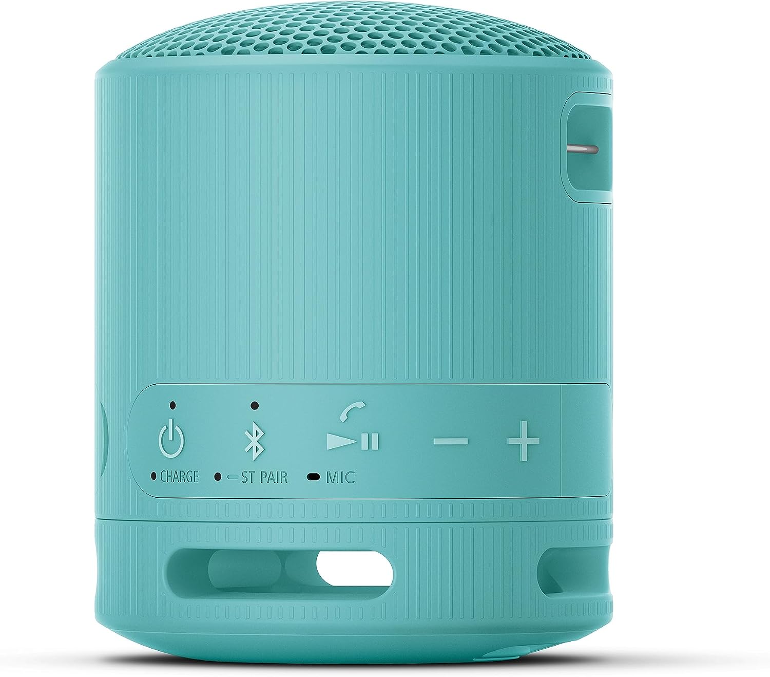 Sony Altavoz Bluetooth SRS-XB100, Ligero, Compacto, Altavoz Resistente al Agua y al Polvo IP67, hasta 16 h de batería, Correa Adaptable, Azul 10