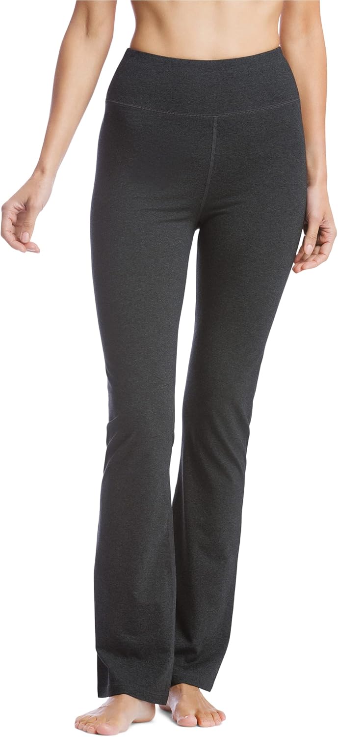 Fishers Finery Women's Ecofabric High Waisted Bootcut Yoga Pants, Comfy Athletic Leggings
