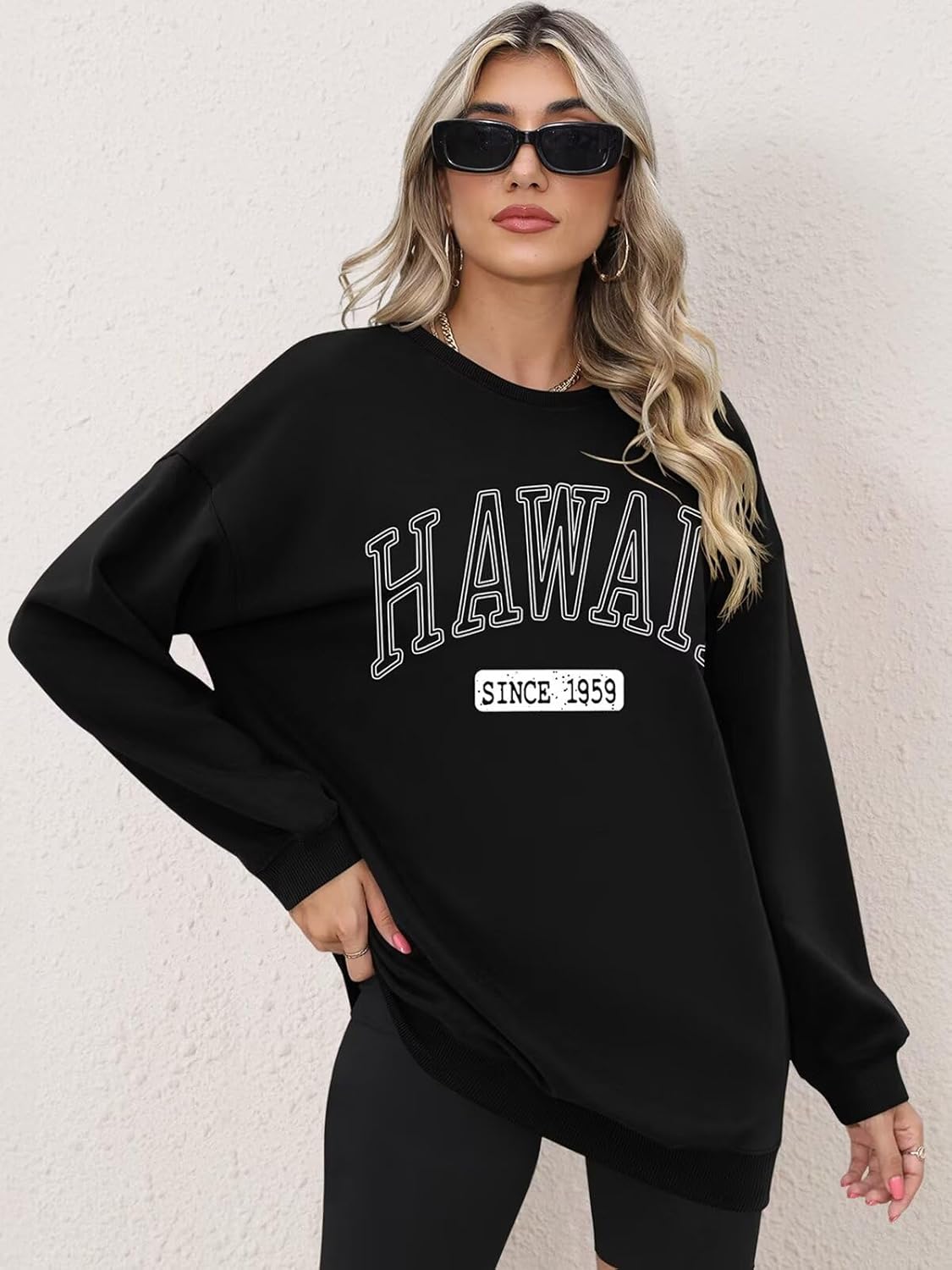 ORANDESIGNE Oversized Graphic Sweatshirt for Women Long Sleeve Crewneck Pullover Casual Fall Hoodie Tops 2026 - Image 3