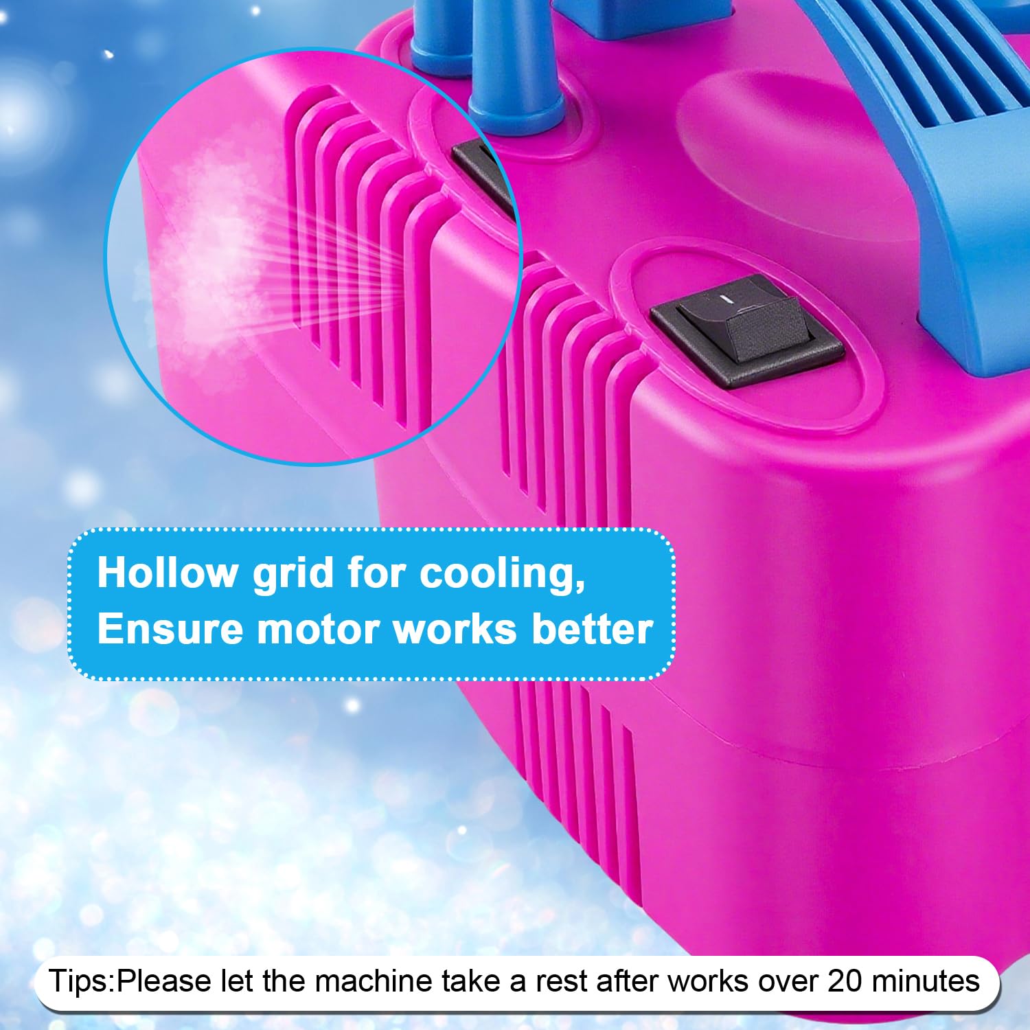Electric Balloon Pump - Fast Inflation! -7