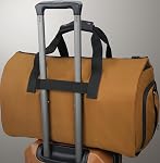 WELKINLAND 48H Garment Duffle Bags For Travel,10-Pockets Carry On Garment Bag, 3 Suit Travel Bags, 62L Halfday's 2-In-1 Garment Duffel Bag, Convertible Garment bag, Boardable Garment Bag, Brown/Black,