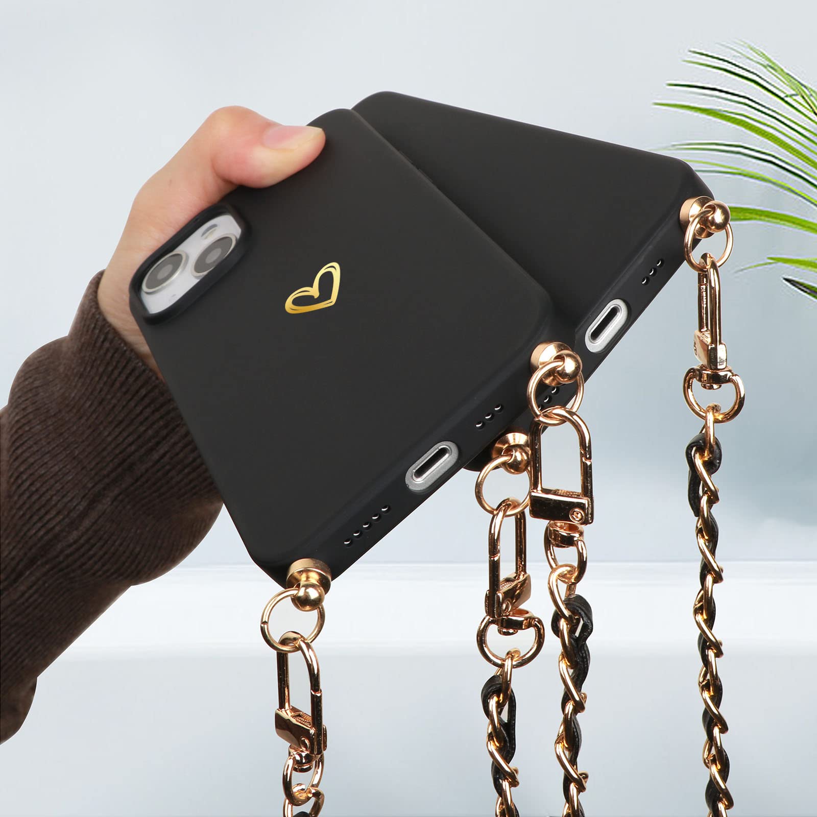 Vauki Handyhülle Mit Band Für IPhone XR – Glitzernd, Stoßfest & Mit Umhängbarer Lanyard-Kordel