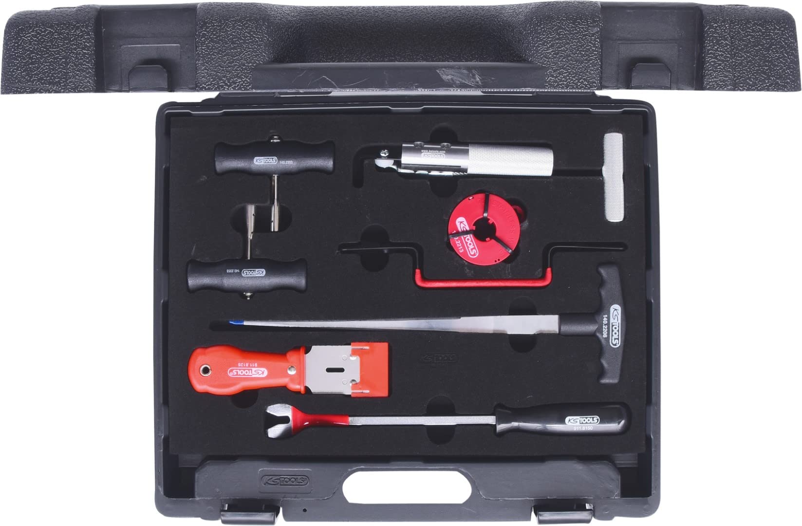 Image secondaire de KS TOOLS 140.1040 - Coffret de démontage pour pare-brise - Idéal pour le démontage professionel des pare-brises et autres vitres