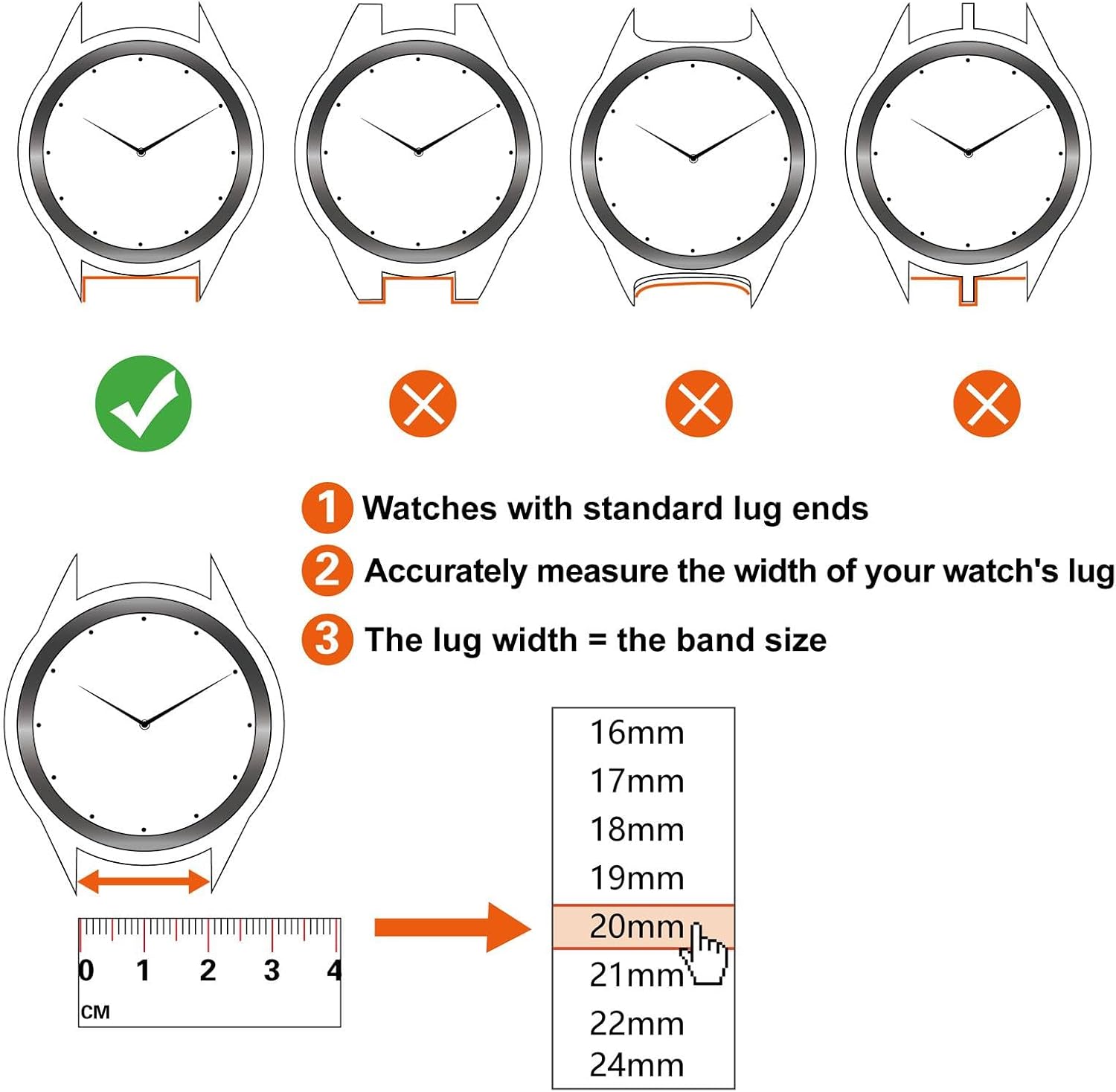 ANNEFIT Stretchy Nylon Watch Band for Men Women, Adjustable Elastic Watch Straps with Quick Release, Replacement Wristband 16mm 17mm 18mm 19mm 20mm 22mm 24mm - Image 5