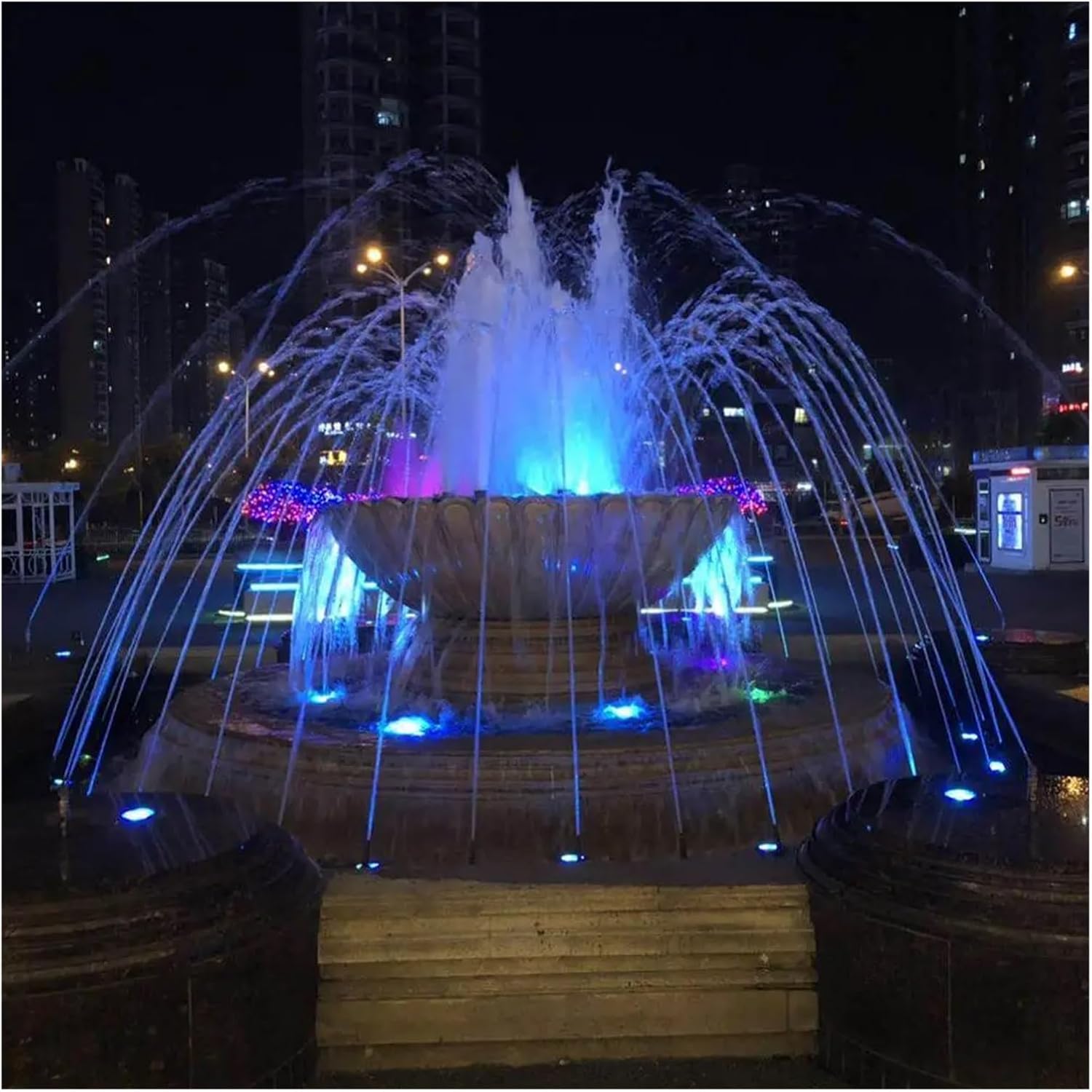 1/2" 3/4" 1" 1.5" Straight Jet Fountain Nozzle Pond Lake Landscape Ornamental Fountain Garden Park Hotel Square Decoration for Fountains(1 inch)