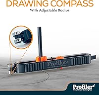 Vista 2 de Profiler+ Herramienta de trazado multifunción – Adaptable a cualquier marcador, herramienta de contorno de precisión final para carpintería