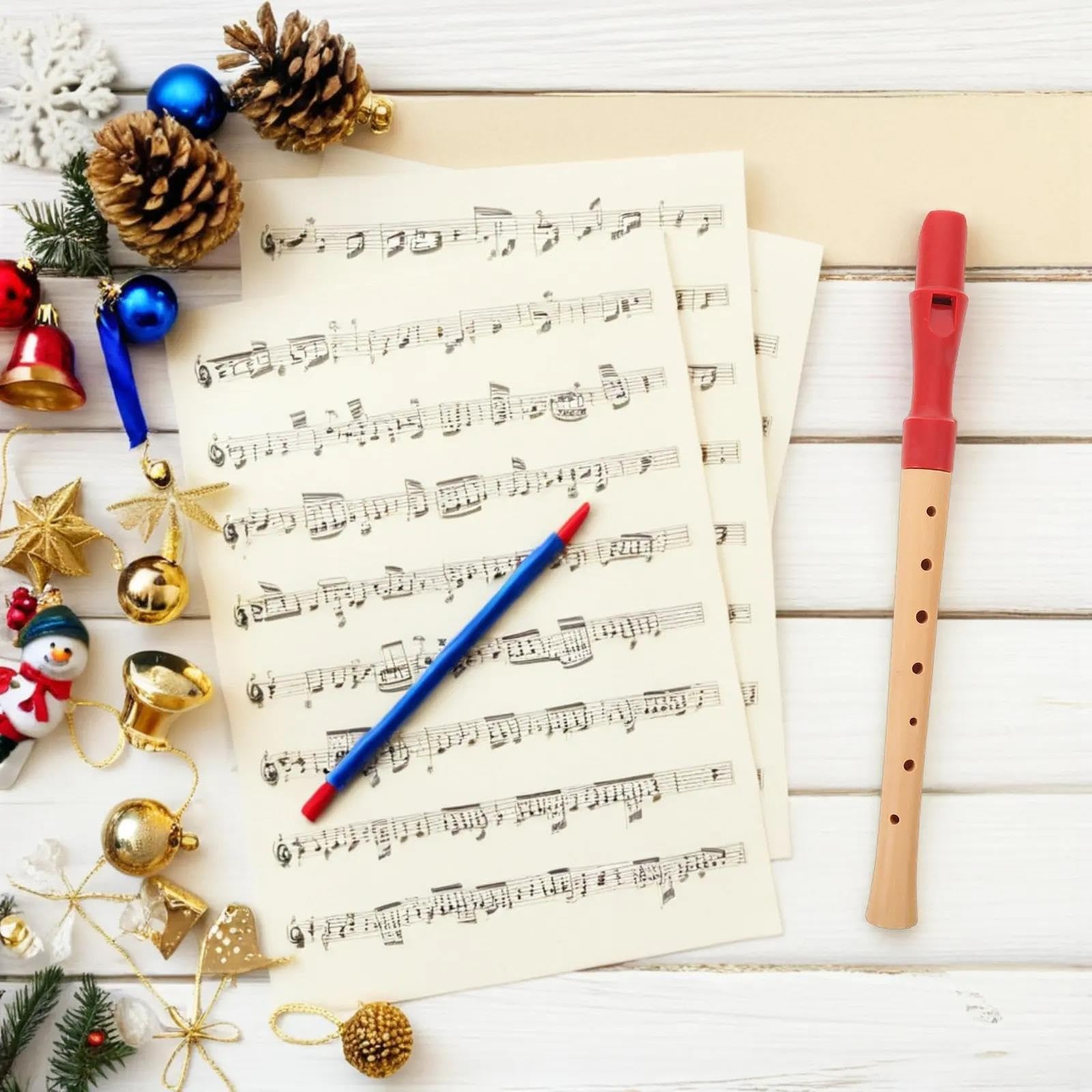 Drewniany Instrument Sopranowy Z 8 Otworami W Stylu Niemieckim Przeznaczony Dla Początkujących Flety Proste Dla Początkujących