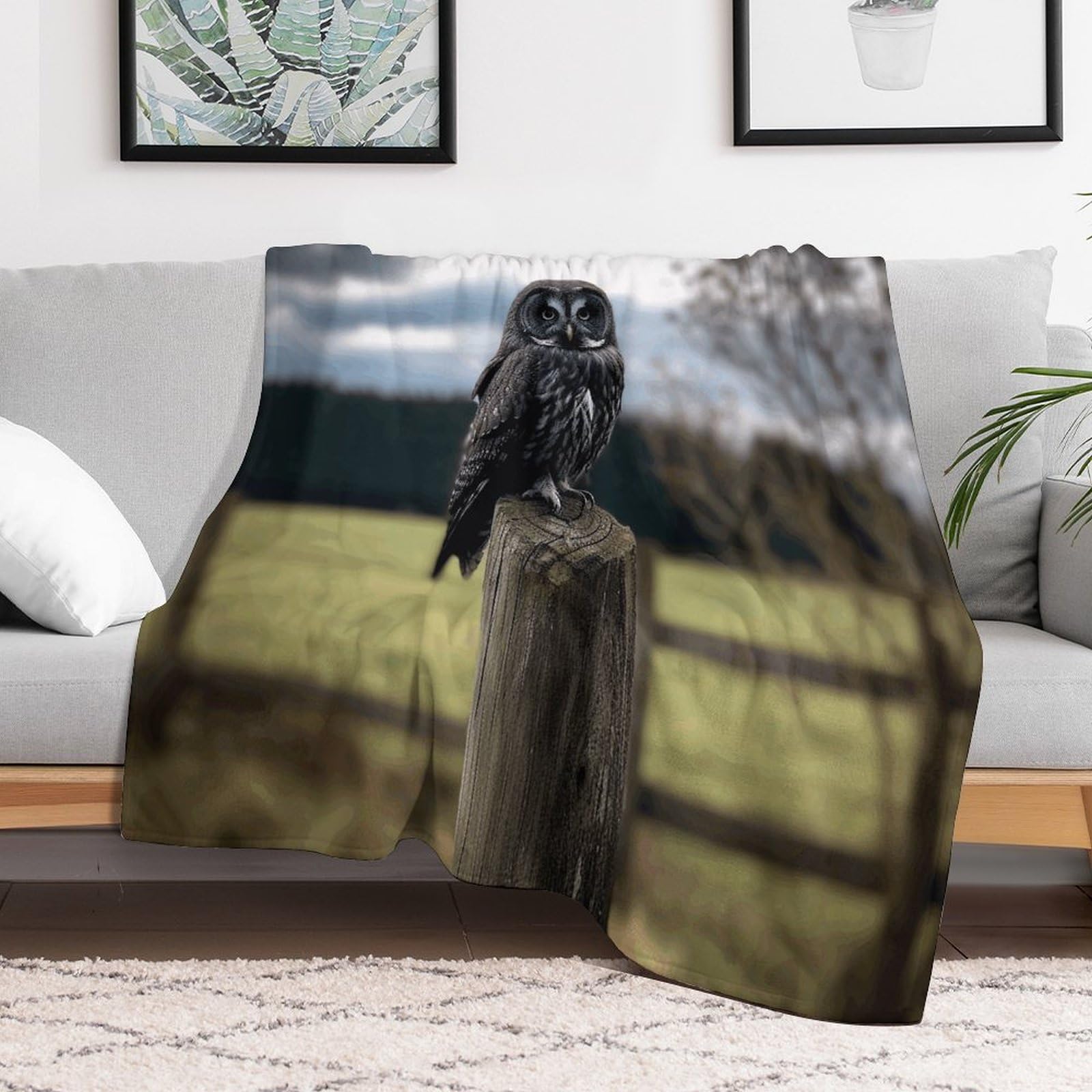 Couverture pelucheuse en flanelle pour vos soirées cocooning au salon