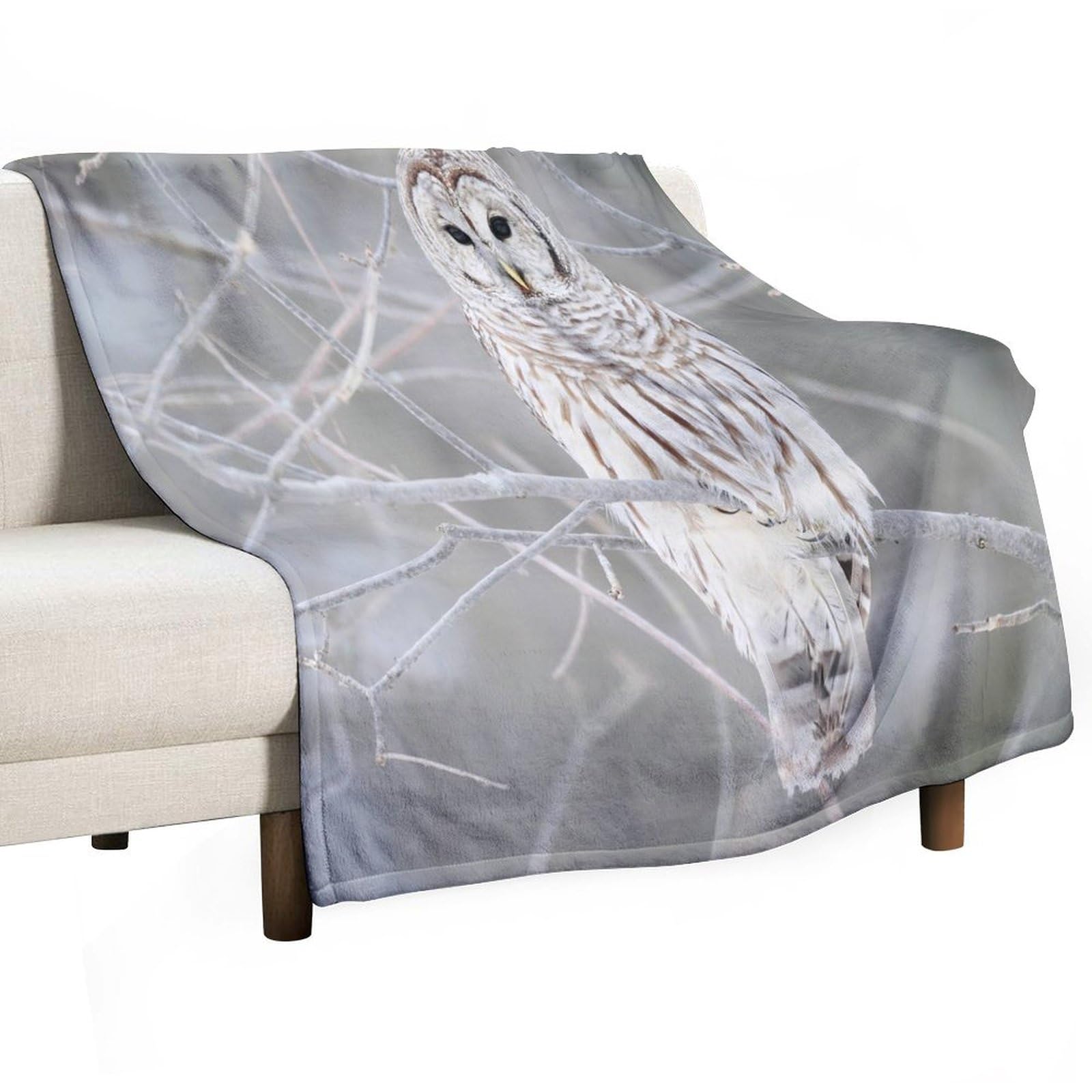 Couverture pelucheuse hibou l'idée cadeau parfaite pour votre fils ou mari