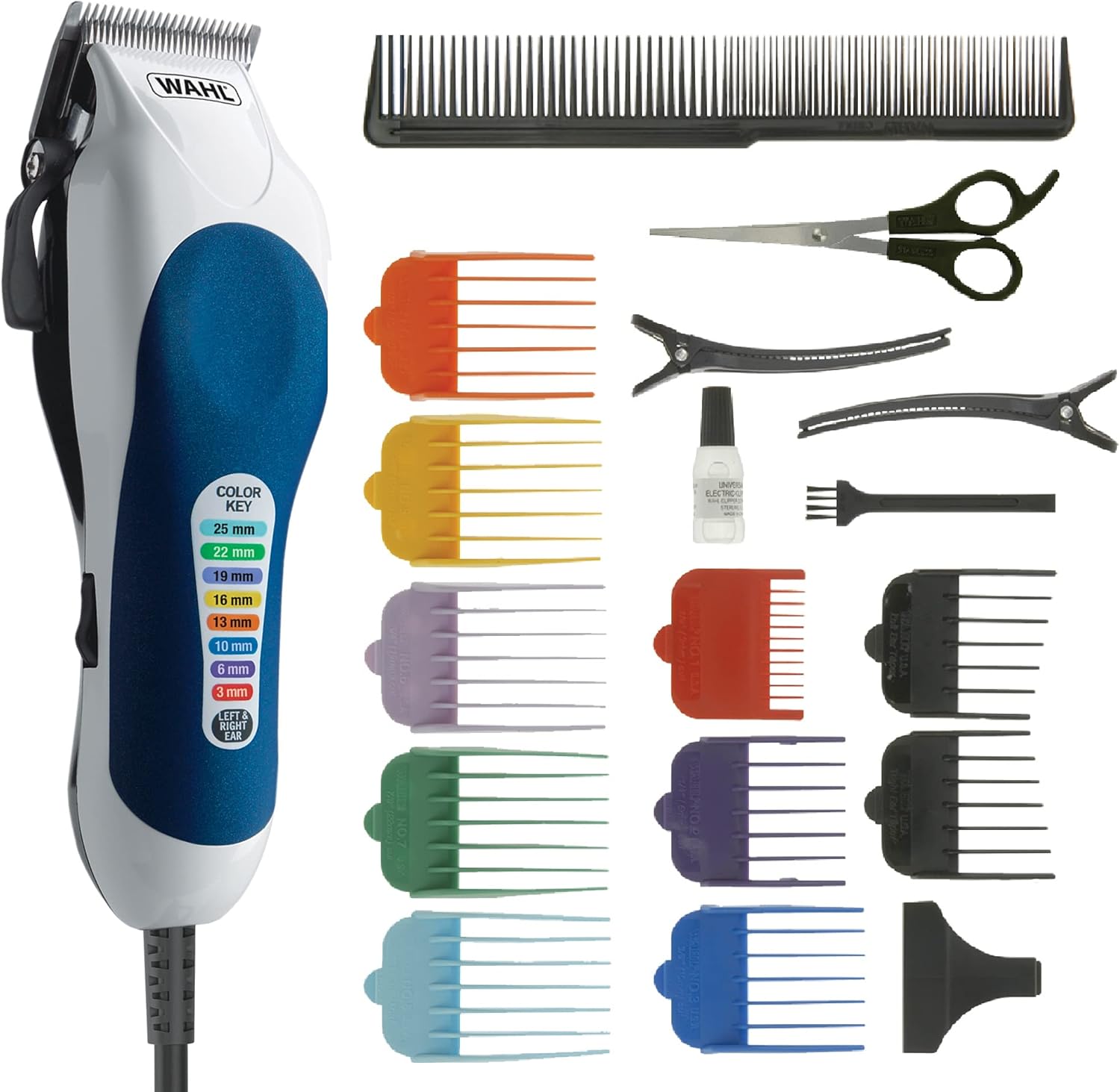 Wahl Colour Pro Corded Hair Clipper, Corded Clippers for Men, Head