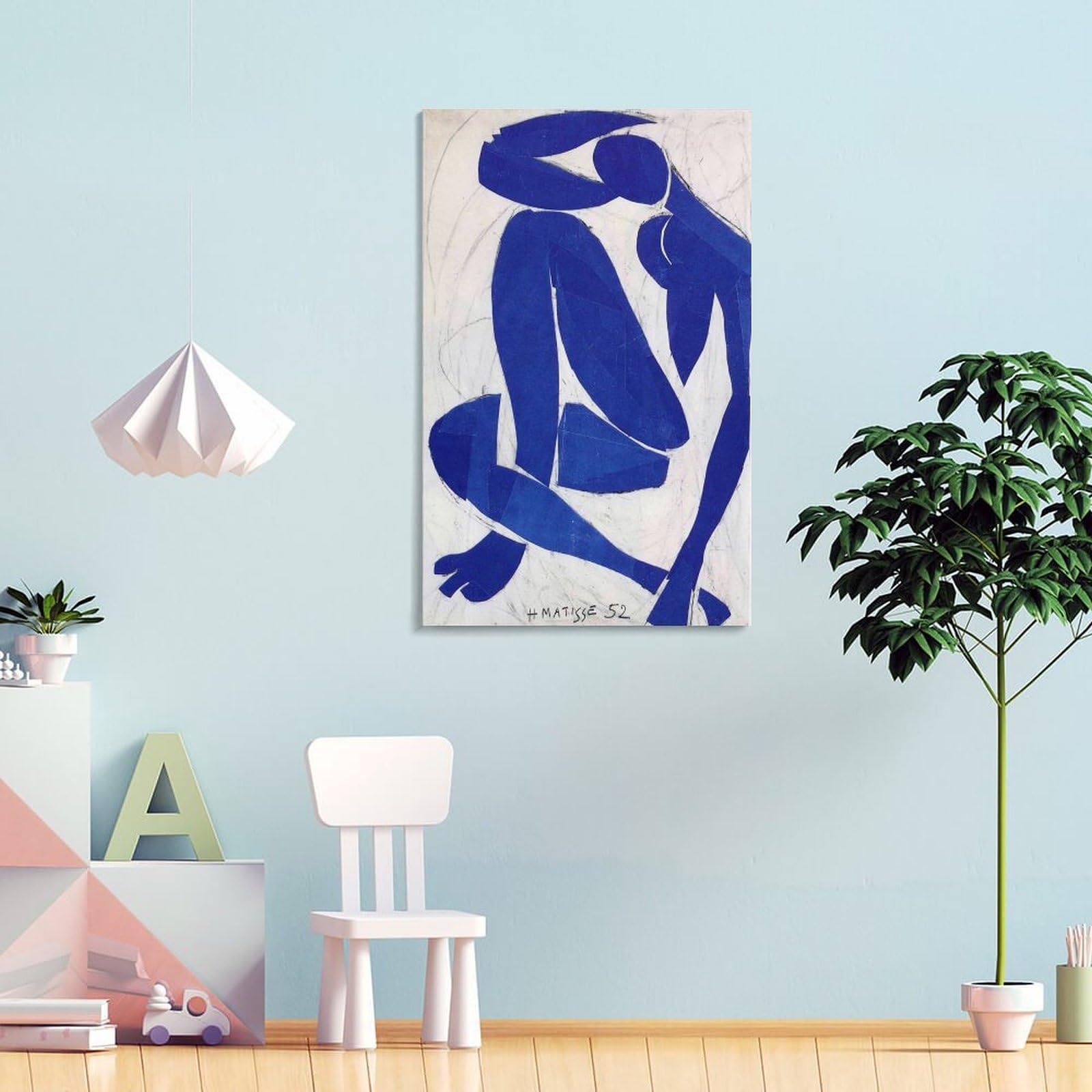 真作】【WISH】アンリ・マティス Henri Matisse「ブルーヌードⅠ