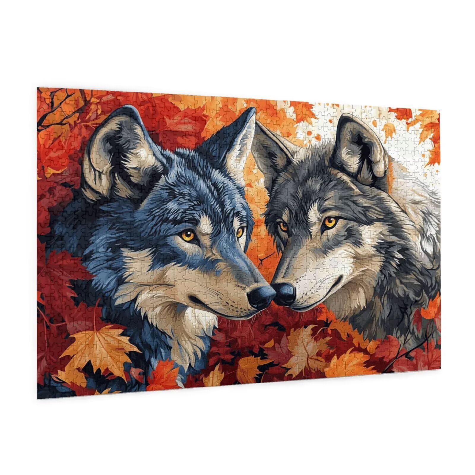 Puzzle ze zwierzętami, 6000 elementów, wilk, puzzle dla dorosłych, z pudełkiem na prezent, duże drewniane puzzle dla dorosłych, gra zręcznościowa dla całej rodziny, prezenty dla kobiet, 105 x 180 cm