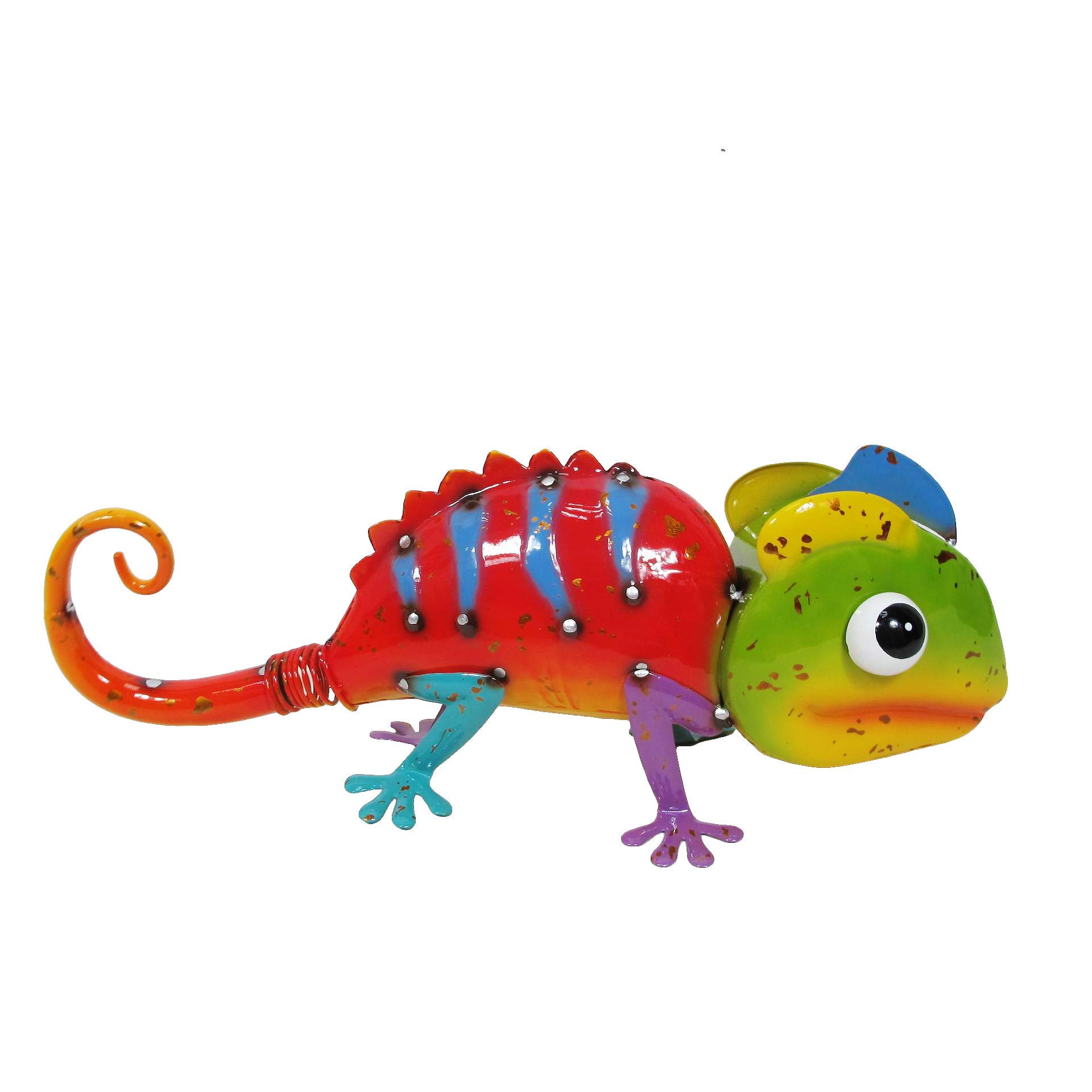 Amazon.co.jp: Continental Art Center Inc. カラフルなカメレオン像