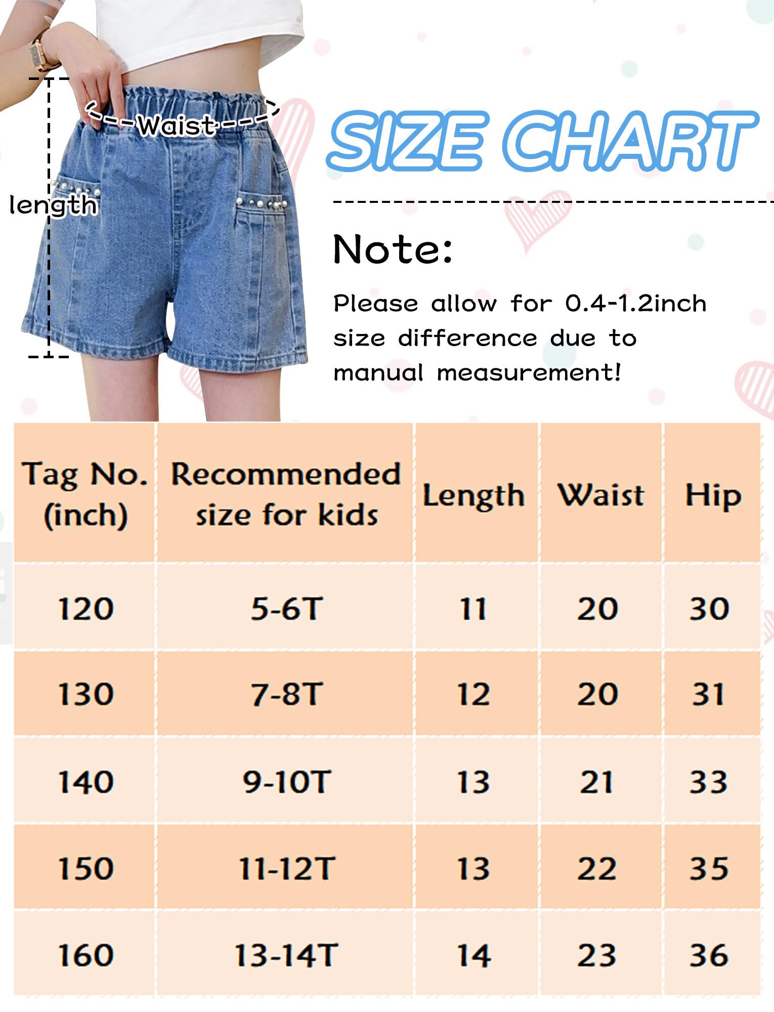 SEAUR Pantaloncini in denim strappati con orlo grezzo elastico in vita gamba dritta pantaloncini jeans casual estivo skort