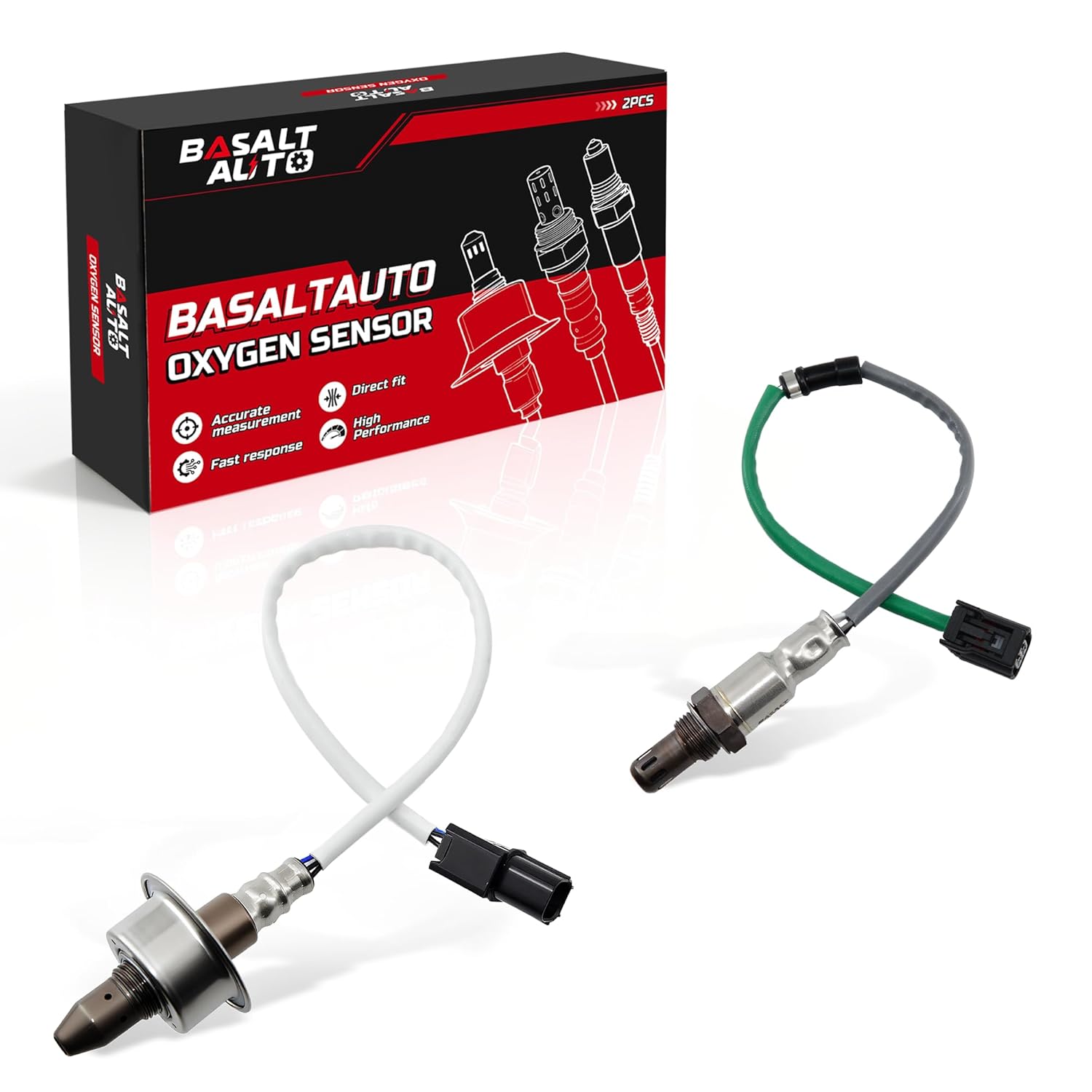2Pcs Oxygen Sensors Upstreams 234-9131 & Downstream 234-4980 Compatible for 2015-2016 Honda CR-V [2.4L L4] Only