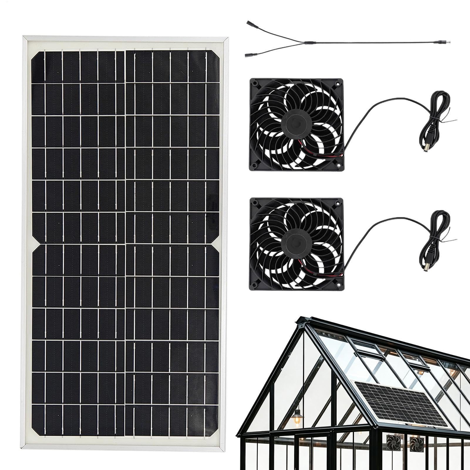 Wentylator zasilany energią słoneczną 16 W Wodoodporny Cichy Mocny