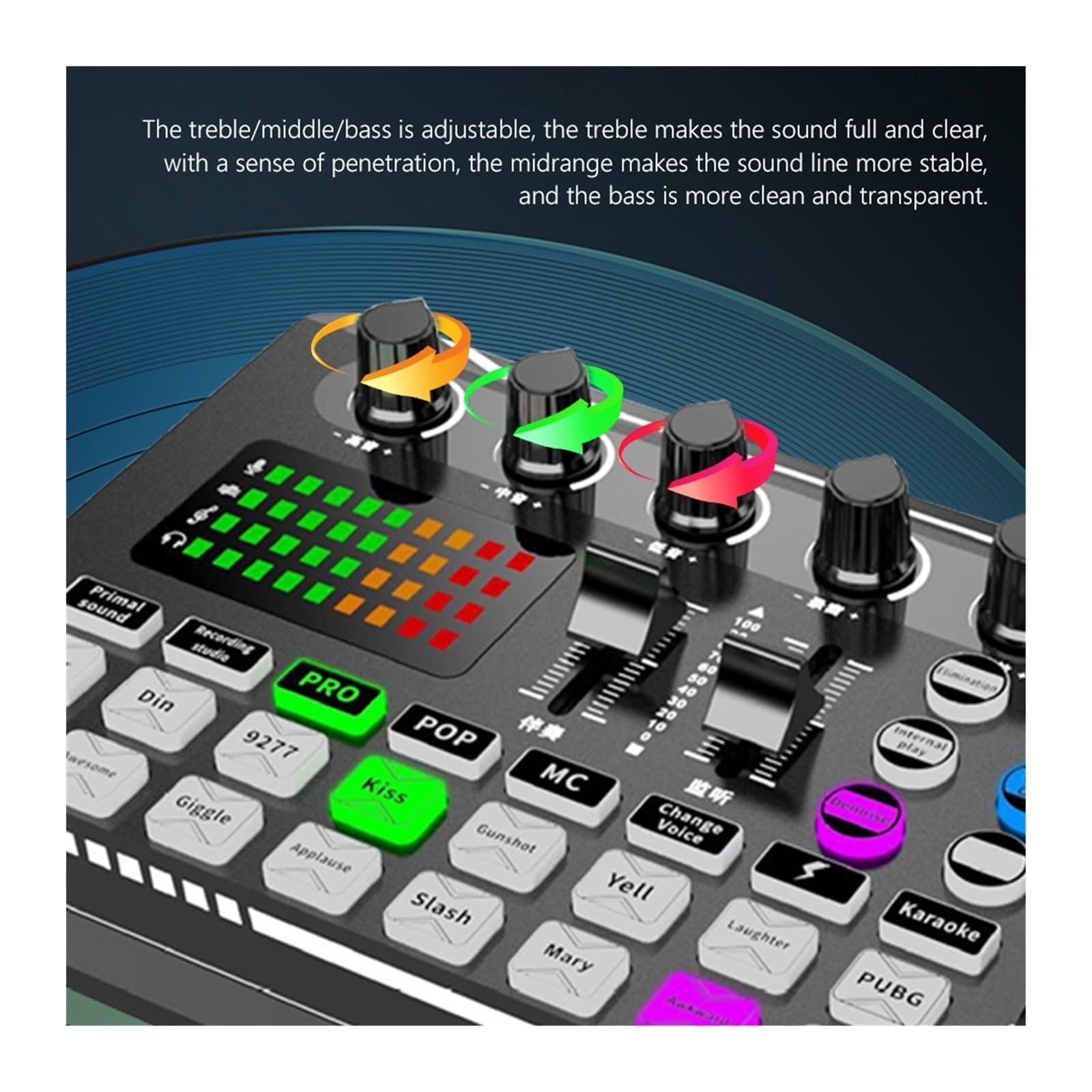 Kit Professionale per la Registrazione di Podcast e Studio - Mixer Audio Live F998 con Microfono a condensatore BM-800 per Musica e Streaming Live (Scheda Audio