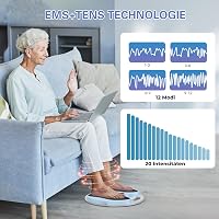Wilwish EMS lábmasszírozó vérkeringés stimulátor USB töltéssel 5
