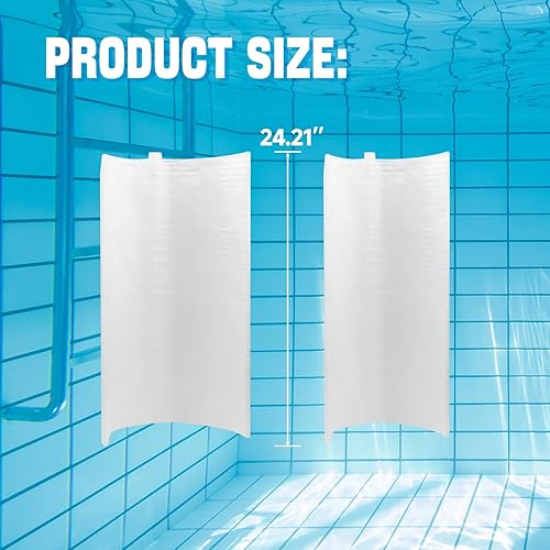 Miniatura 3 de PFS2448 DE Rejillas de filtro compatibles con Hayward, Jandy, Pentair, Waterway, American, Pac-Fab, Astral (7 completas + 1 mitad), juego de
