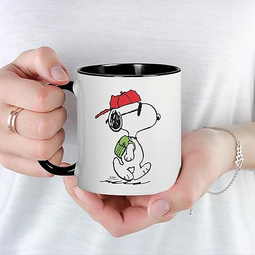 Miniatura 3 de CafePress SNOOPY Joe Cool Taza de café de cerámica, taza de té de 11 onzas