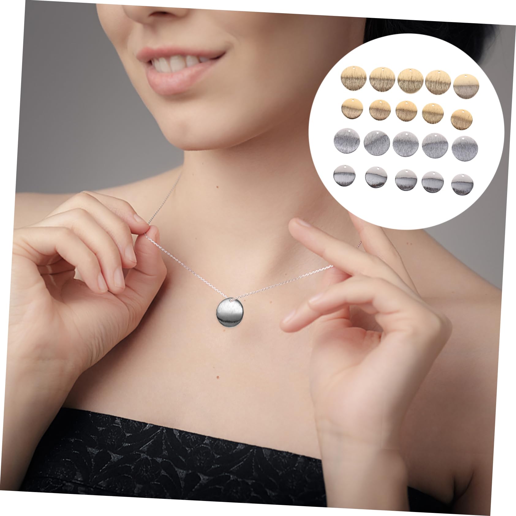 Artibetter 2 Set Ciondoli Diy Per Creazioni Fai Da Te Accessori Decorativi Per Collane E Materiale Resistente E Duraturo Design Personalizzabile Per 20 Pezzi*2