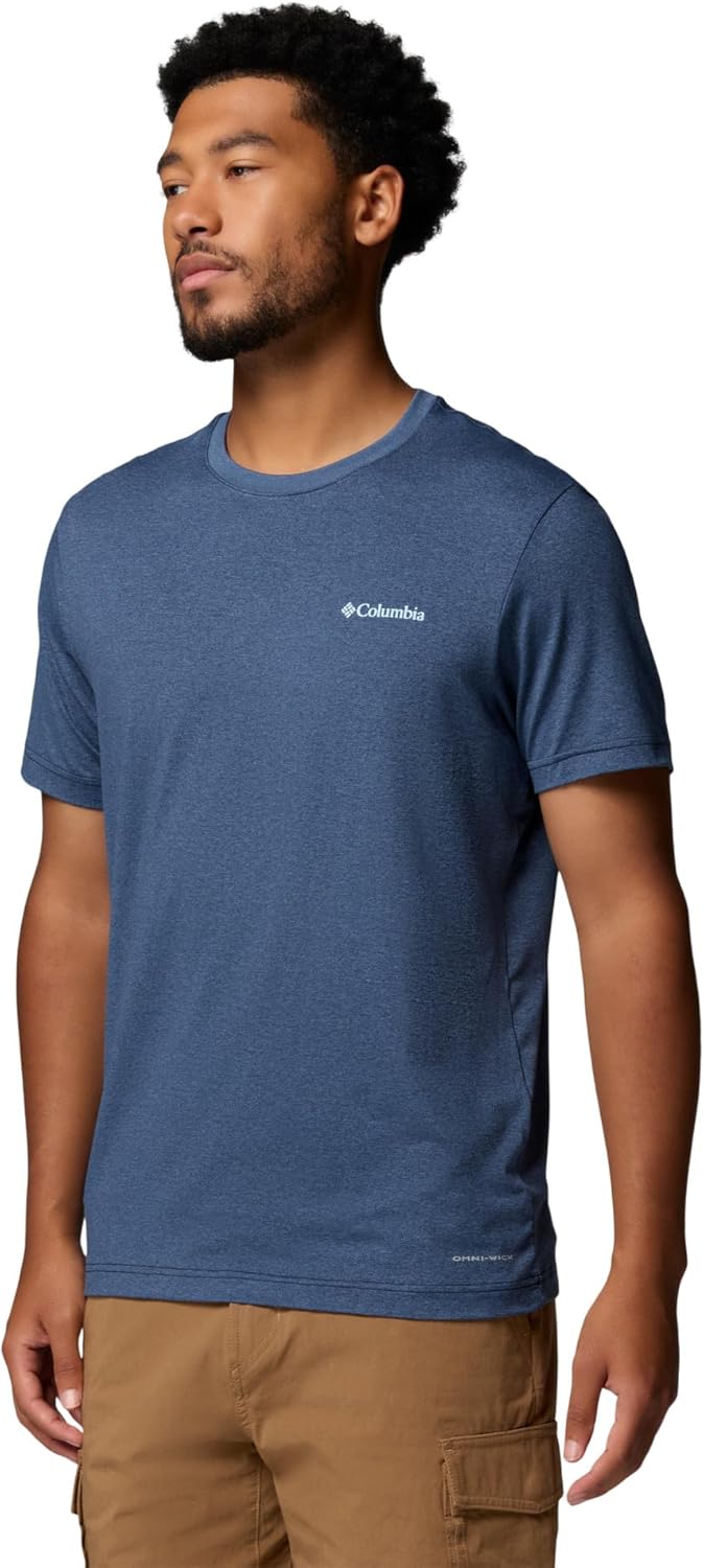 Columbia Mens Parsons Point Short Sleeve Back Graphic Tee