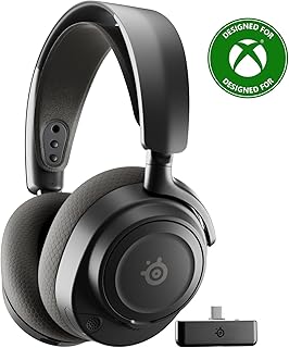 SteelSeries Arctis Nova 7X Wireless Gen 2 Gaming Headset - Real-Time App Control, 50+ HR Play, Neodymium Drivers, Mix 2.4GHz/Bluetooth, Xbox, PC, PS5/PS4, Switch 1/2, Mobile - Black Headset