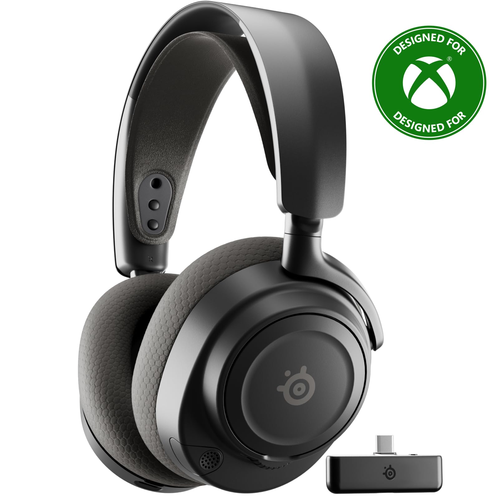 SteelSeries Arctis Nova 7X Wireless Gen 2 Gaming Headset - Real-Time App Control, 50+ HR Play, Neodymium Drivers, Mix 2.4GHz/Bluetooth, Xbox, PC, PS5/PS4, Switch 1/2, Mobile - Black - Nintendo Switch - Very Good - Used Accessory