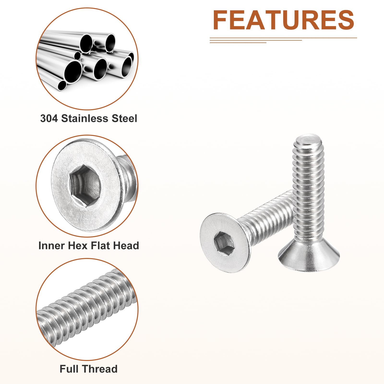 TAPPO TESTA ESAGONALE 1''1/2 INOX AISI 316 - Foto 2