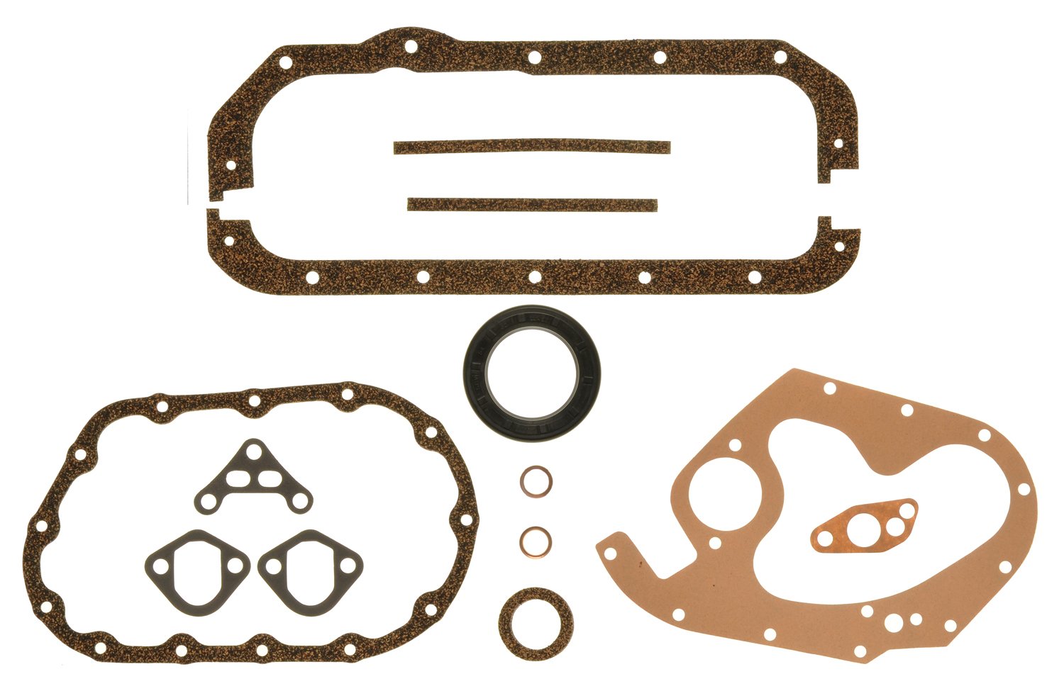 AJUSA 54002300 Dichtungssatz Kurbelgehäuse Kompatibel mit OPEL Kadett E CC T85 1605595 1606528 1606595