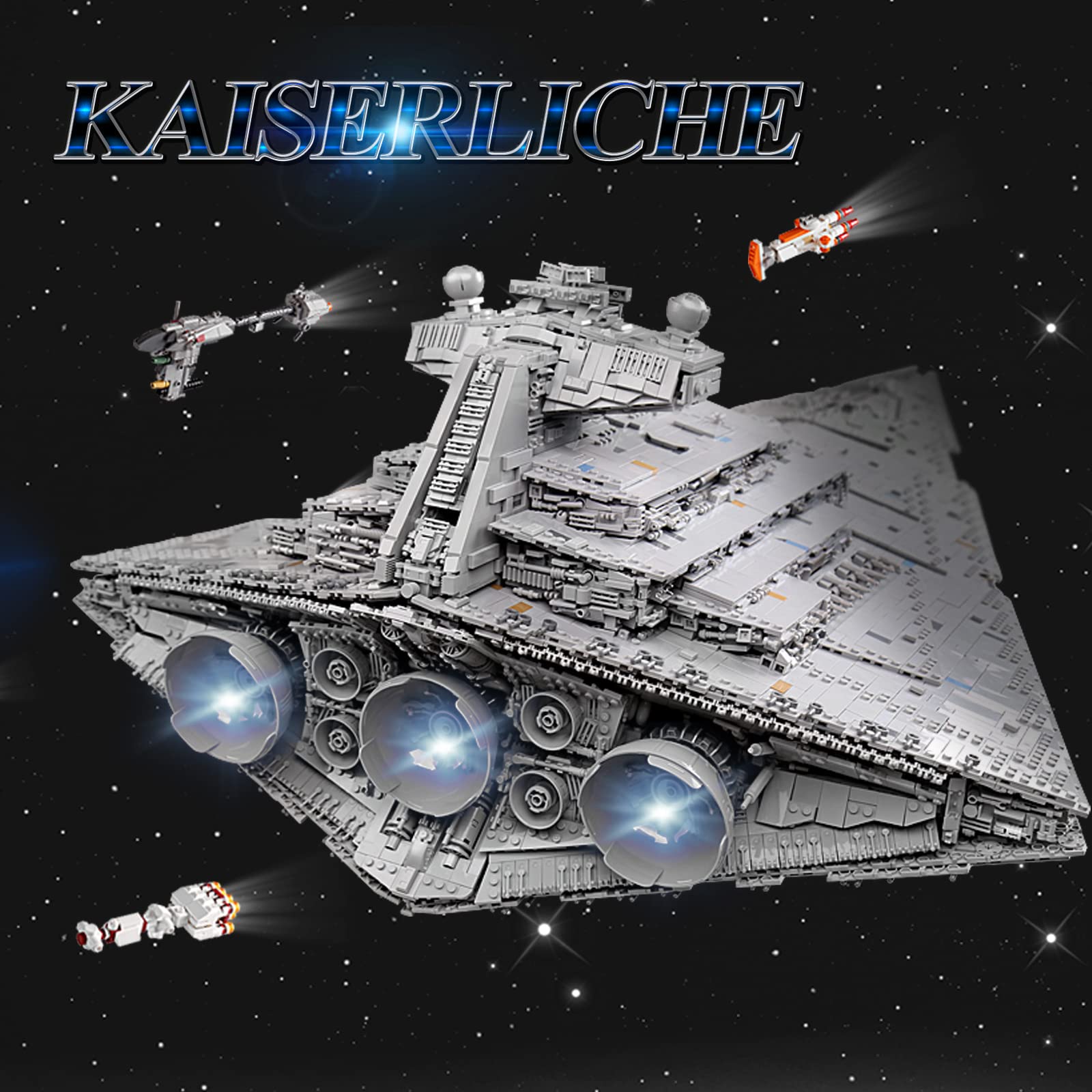 Mould King 13135 Star Imperial Star Destroyer Building Kit, 11885 