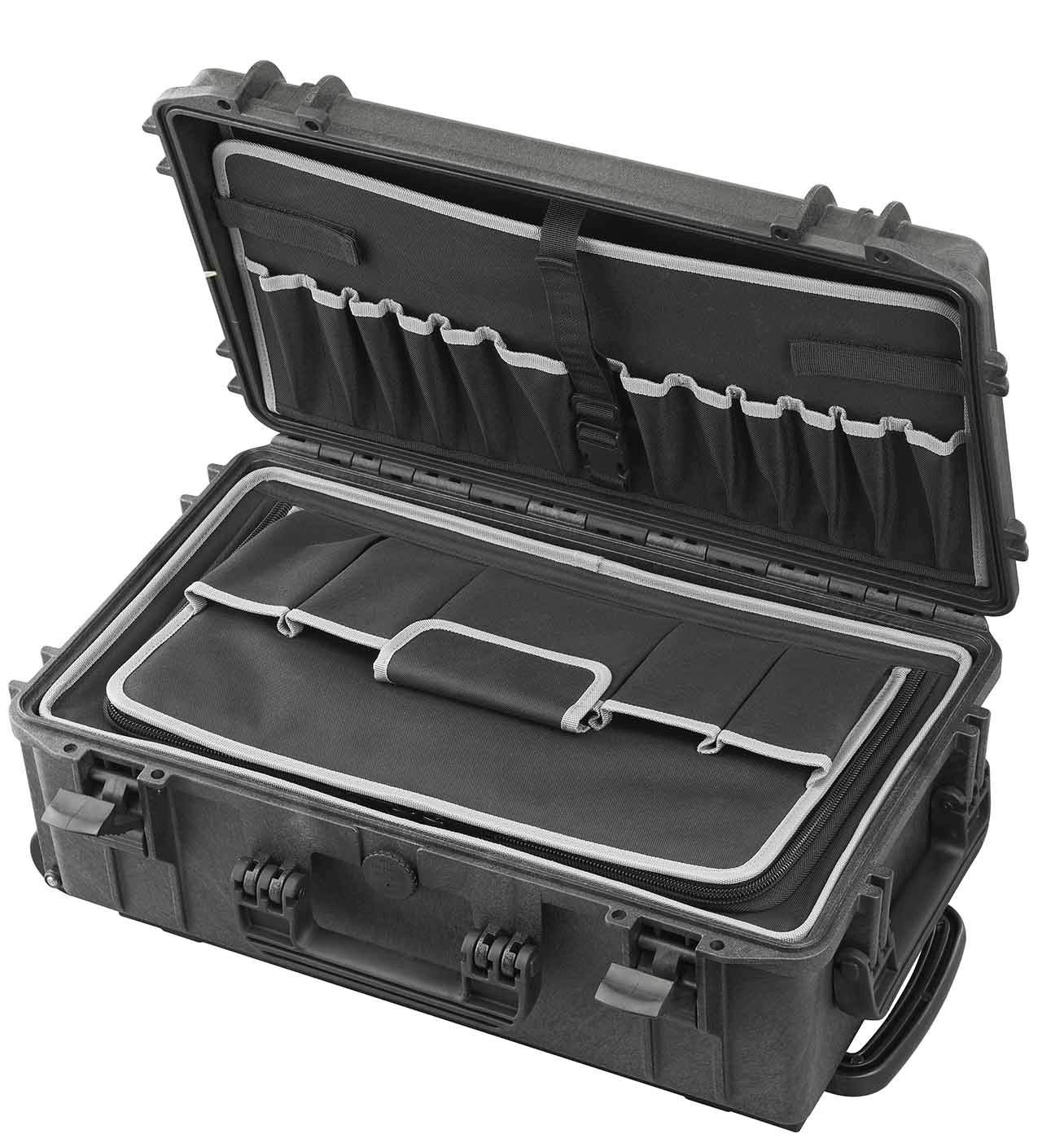 Panaro Max Cases plastikowa walizka na kółkach transportowych brak rodzaju, czarna, L