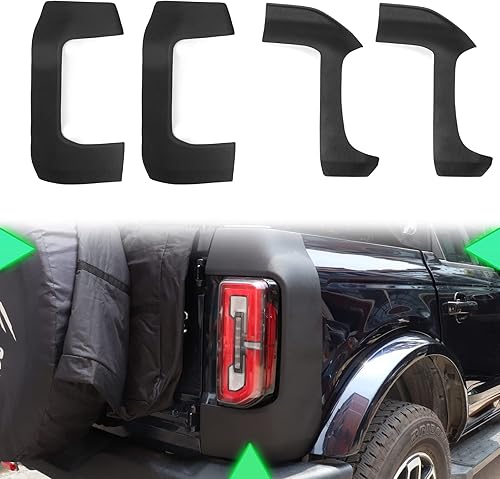 Bracingo Protectores de esquina, protectores de borde exterior, borde de esquina delantero trasero, accesorios de armadura exterior compatibles con