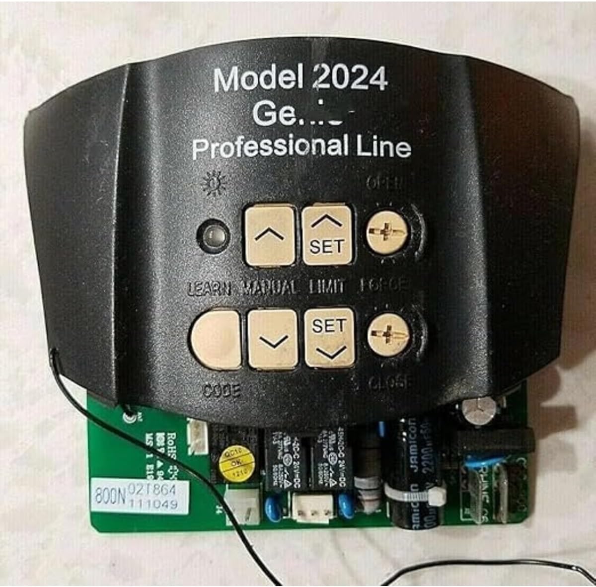 Replacement for Genie Model 2024 Circuit Board Garage Door Opener Intellicode Sequencer OEM