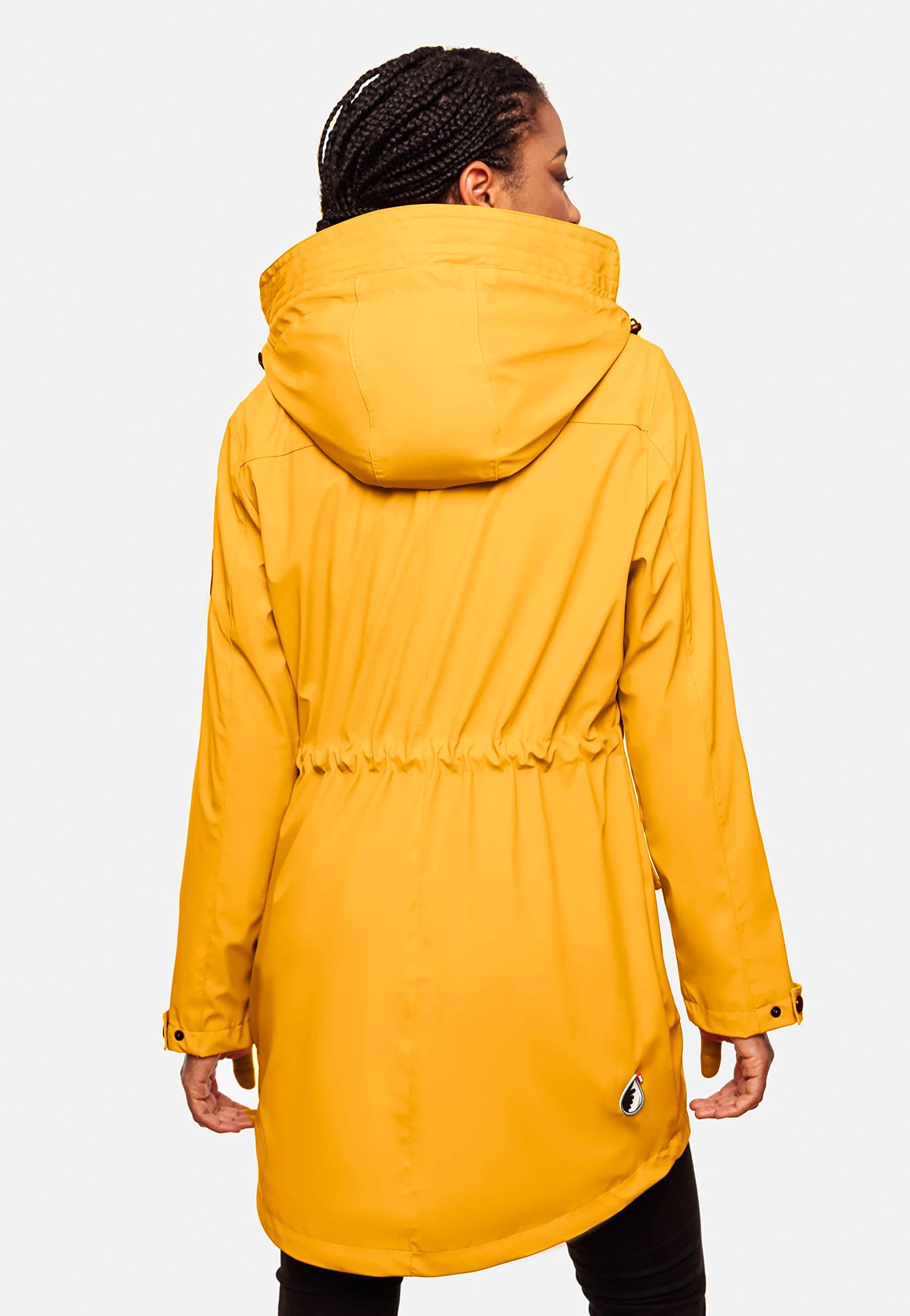 Navahoo Damen wasserdichter gefütterter Regenmantel Deike XS-XXL