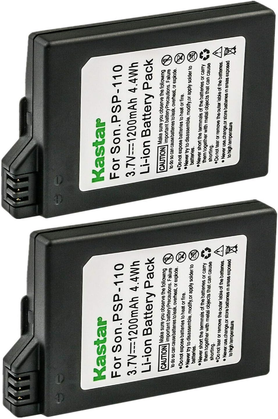 Kastar 2Pack Battery Replacement for Sony PSPS110