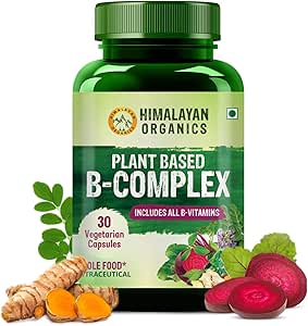 Amazon.com: Generic Plant Based Vitamin B Complex with 100% RDA B1, B2 ...